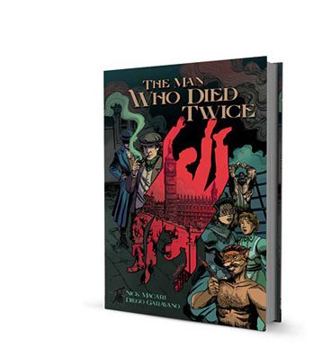 the Man Who Died Twice HARDCOVER Graphic Novel
