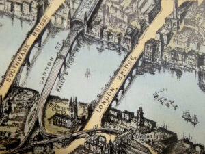the Man Who Died Twice Victorian London Map